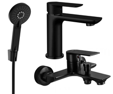 Mexen Alfa R40 kit de bain, noir - 745703R40-70
