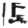 Mexen Alfa R72 ensemble de baignoire, noir - 745703R72-70
