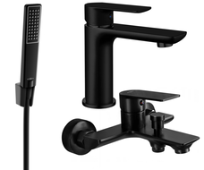 Mexen Alfa R72 ensemble de baignoire, noir - 745703R72-70