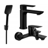 Mexen Alfa R62 ensemble de baignoire, noir - 745703R62-70