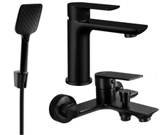Mexen Alfa R62 ensemble de baignoire, noir - 745703R62-70
