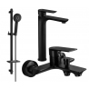 Mexen Alfa Ensemble de bain DQ40, noir - 745713DQ40-70
