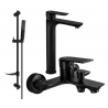 Mexen Alfa DF72 ensemble de bain, noir - 745713DF72-70