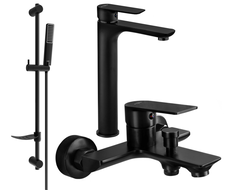 Mexen Alfa DF72 ensemble de bain, noir - 745713DF72-70