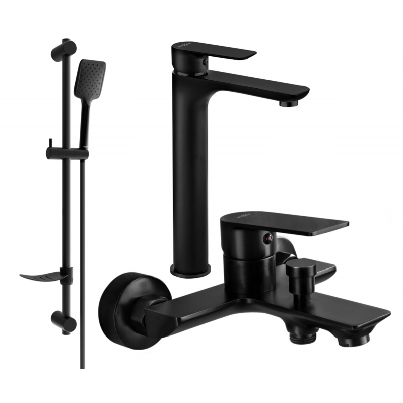 Mexen Alfa DF62 ensemble de bain, noir - 745713DF62-70