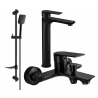 Mexen Alfa DF62 ensemble de bain, noir - 745713DF62-70