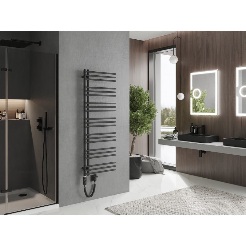 Mexen Neptun radiateur électrique 1400 x 500 mm, 600 W, anthracite - W101-1400-500-2600-66