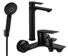 Mexen Alfa R40 ensemble baignoire, noir - 745713R40-70