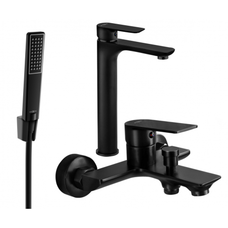 Mexen Alfa R72 ensemble de bain, noir - 745713R72-70