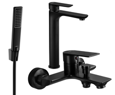 Mexen Alfa R72 ensemble de bain, noir - 745713R72-70