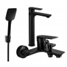 Mexen Alfa R62 ensemble de baignoire, noir - 745713R62-70
