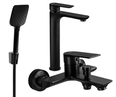 Mexen Alfa R62 ensemble de baignoire, noir - 745713R62-70