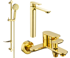 Mexen Milo DF40 ensemble de bain, doré - 71313DF40-50
