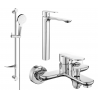 Mexen Milo DF05 ensemble de bain, chrome - 71313DF05-00