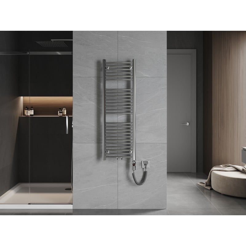 Mexen Ares radiateur électrique 1200 x 400 mm, 300 W, chrome - W102-1200-400-2300-01