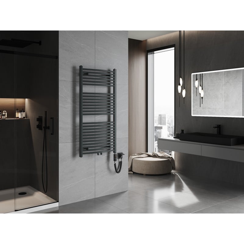Mexen Ares radiateur électrique 1200 x 600 mm, 600 W, anthracite - W102-1200-600-2600-66