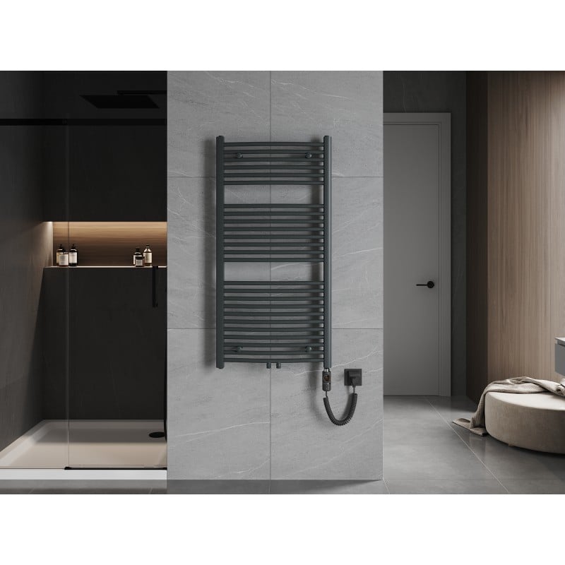Mexen Ares radiateur électrique 1200 x 600 mm, 600 W, anthracite - W102-1200-600-2600-66