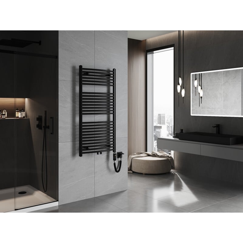 Mexen Ares radiateur électrique 1200 x 600 mm, 600 W, noir - W102-1200-600-2600-70
