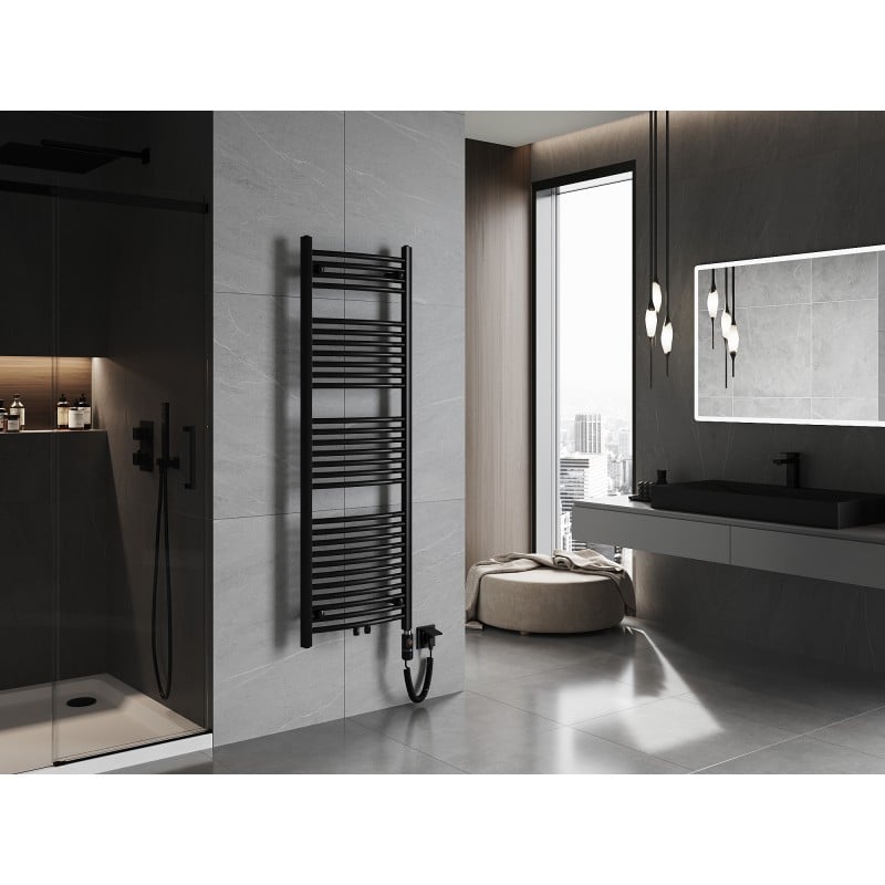 Mexen Ares radiateur électrique 1500 x 500 mm, 600 W, noir - W102-1500-500-2600-70