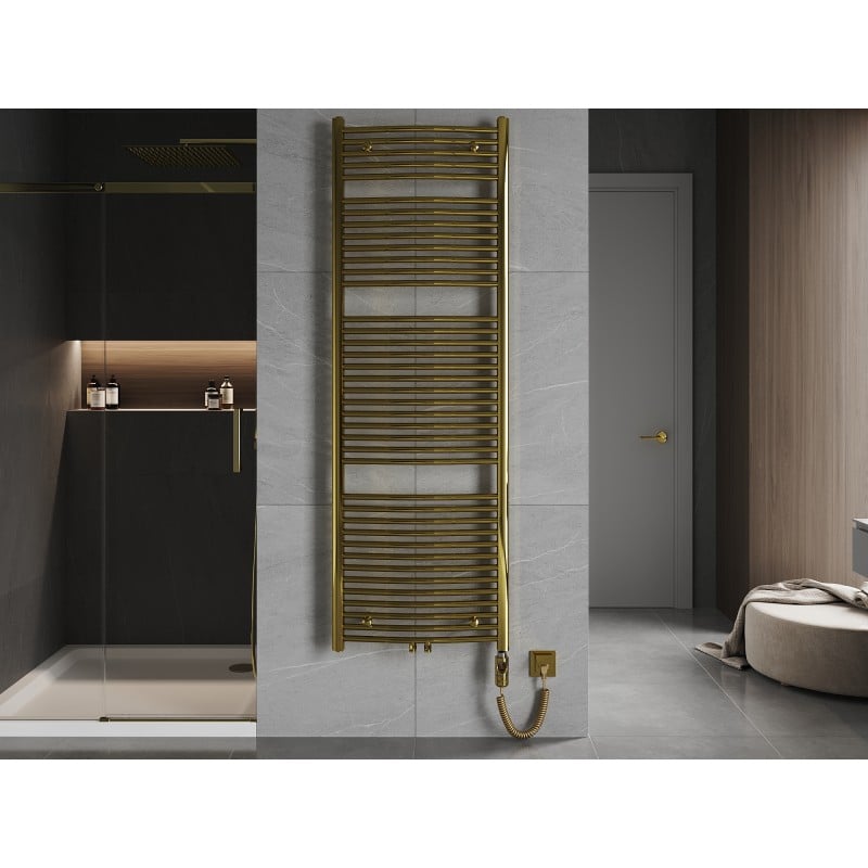 Mexen Ares radiateur électrique 1800 x 600 mm, 600 W, doré - W102-1800-600-2900-50