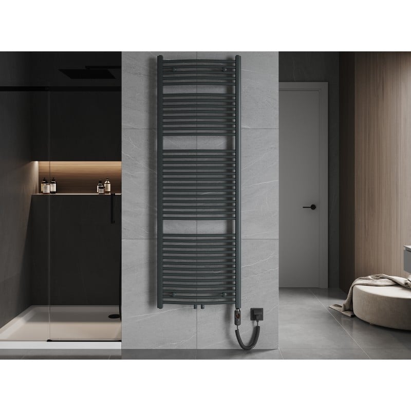 Mexen Ares radiateur électrique 1800 x 600 mm, 900 W, anthracite - W102-1800-600-2900-66