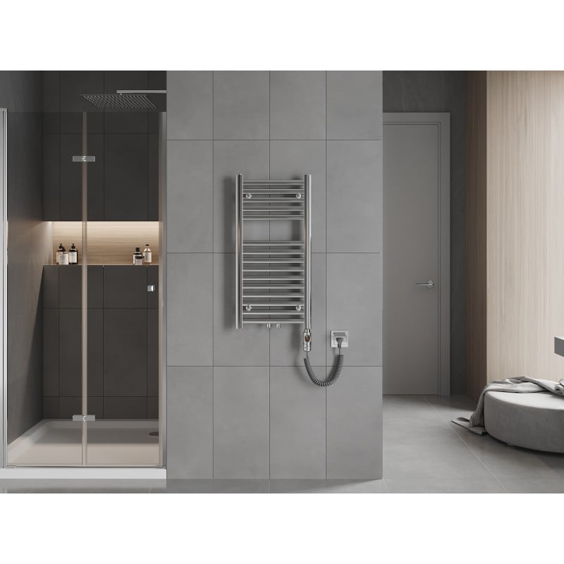 Mexen Hades radiateur électrique 800 x 400 mm, 300 W, chrome - W104-0800-400-2300-01