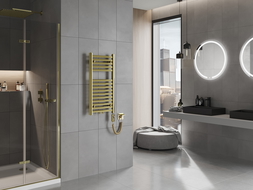 Mexen Hades radiateur électrique 800 x 400 mm, 300 W, doré - W104-0800-400-2300-50