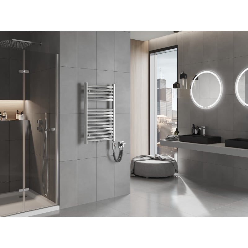 Mexen Hades radiateur électrique 800 x 500 mm, 300 W, chromé - W104-0800-500-2300-01