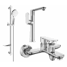 Mexen Milo DF05 ensemble de bain, chrome - 713153DF05-00