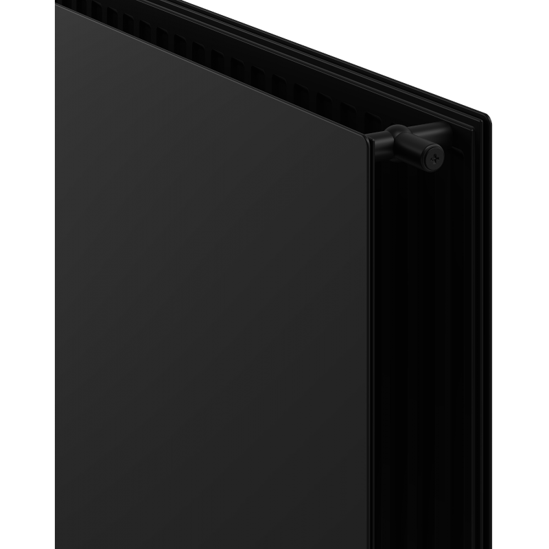 Mexen CHF20 Hygiene Flat radiateur à plaque 300 x 1800 mm, raccordement latéral, 1022 W, noir - W420HF-030-180-70