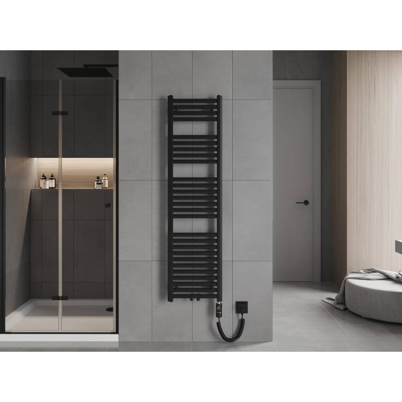 Mexen Hades radiateur électrique 1500 x 400 mm, 600 W, noir - W104-1500-400-2600-70