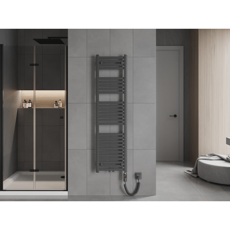 Mexen Hades radiateur électrique 1500 x 400 mm, 600 W, anthracite - W104-1500-400-2600-66