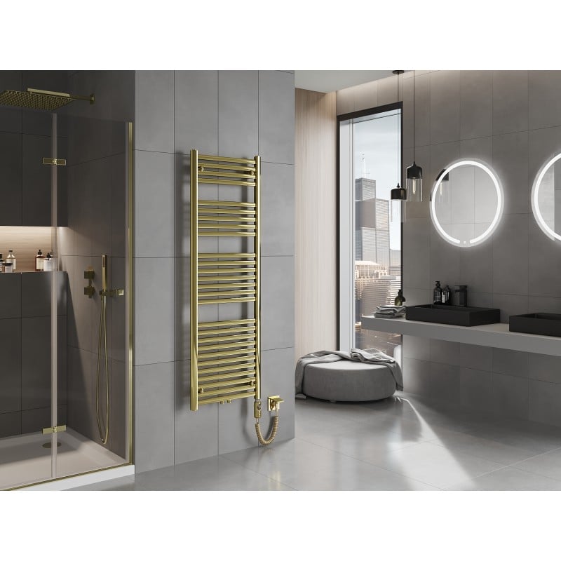 Mexen Hades radiateur électrique 1500 x 500 mm, 600 W, doré - W104-1500-500-2600-50