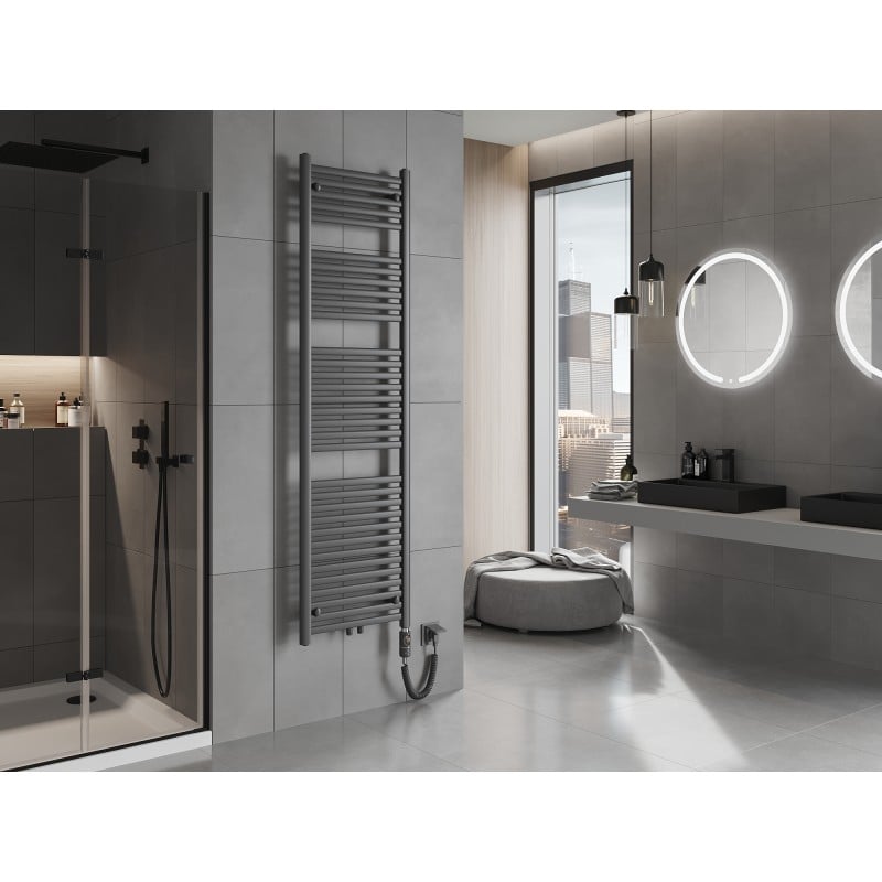 Mexen Hades radiateur électrique 1800 x 500 mm, 900 W, anthracite - W104-1800-500-2900-66