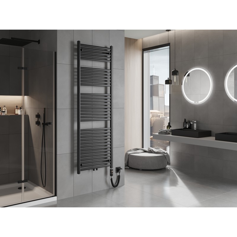 Mexen Hades radiateur électrique 1800 x 600 mm, 900 W, noir - W104-1800-600-2900-70