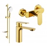 Ensemble de douche Mexen Milo DF05, doré - 71304DF05-50