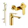 Mexen Milo DF05 ensemble de douche, doré - 71304DF05-50