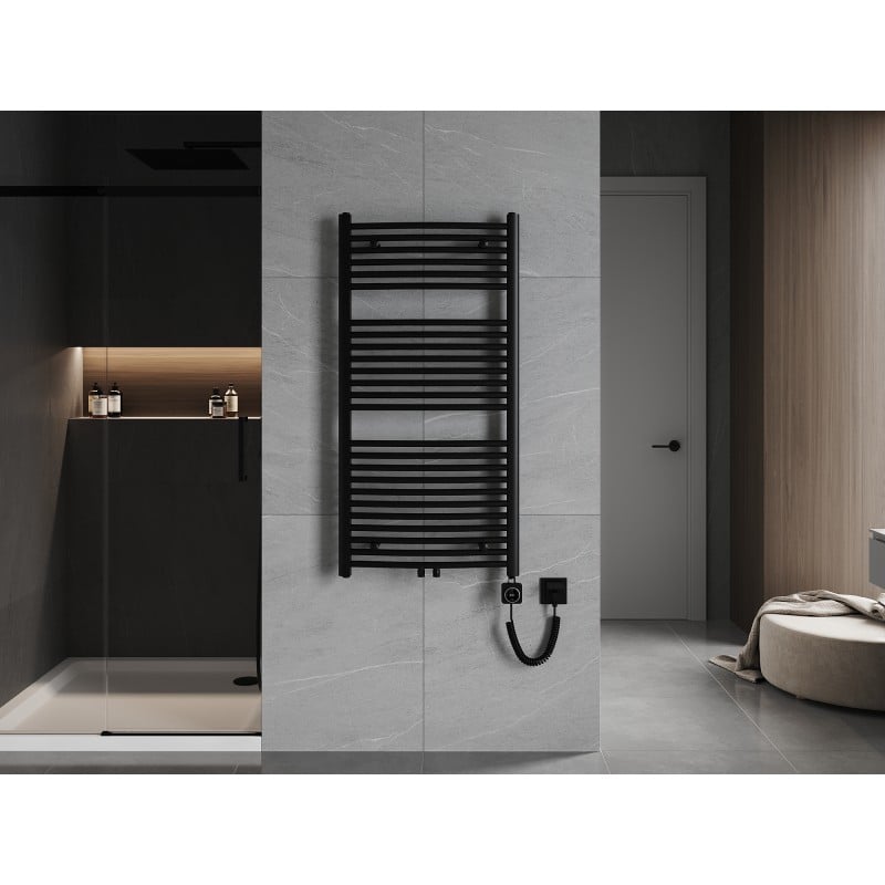 Mexen Ares radiateur électrique 1200 x 600 mm, 600 W, noir - W102-1200-600-6600-70