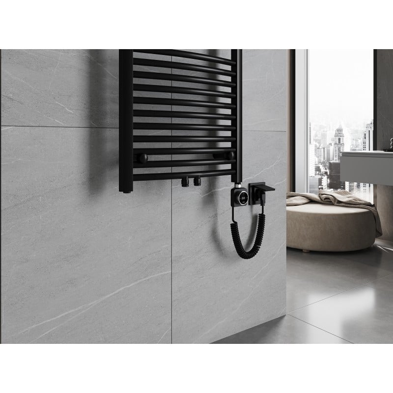 Mexen Ares Radiateur électrique 1800 x 600 mm, 1200 W, noir - W102-1800-600-6120-70