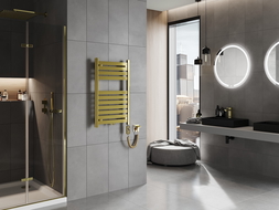 Mexen Uran radiateur électrique 800 x 500 mm, 300 W, doré - W105-0800-500-2300-50