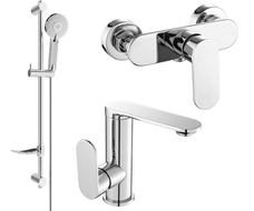 Mexen Milo DF40 ensemble de douche, chrome - 713054DF40-00