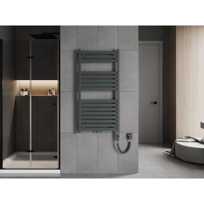 Mexen Uran radiateur électrique 1200 x 600 mm, 600 W, anthracite - W105-1200-600-2600-66