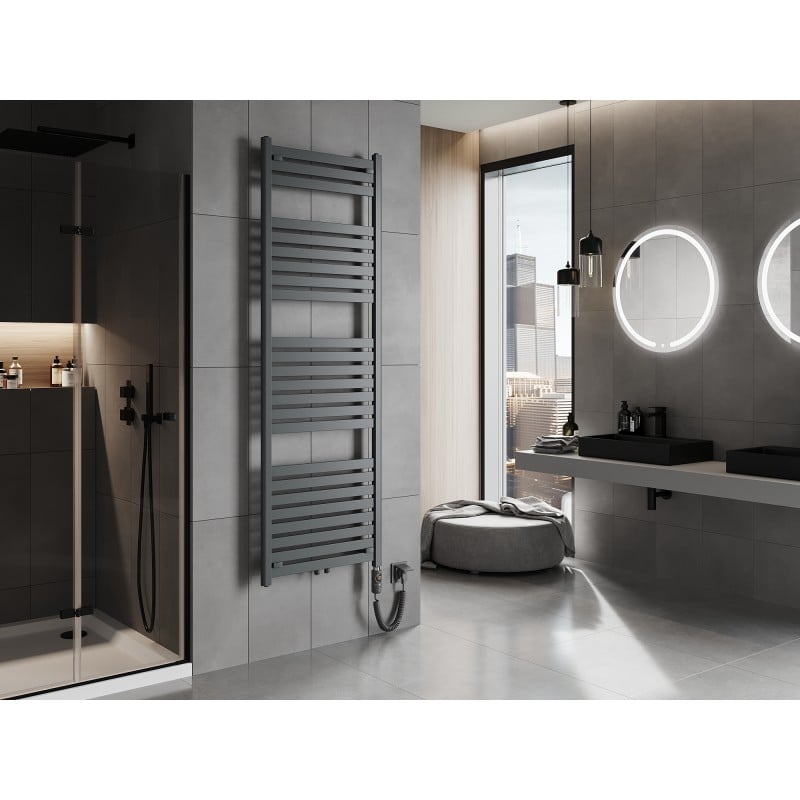 Mexen Uran radiateur électrique 1800 x 600 mm, 900 W, anthracite - W105-1800-600-2900-66