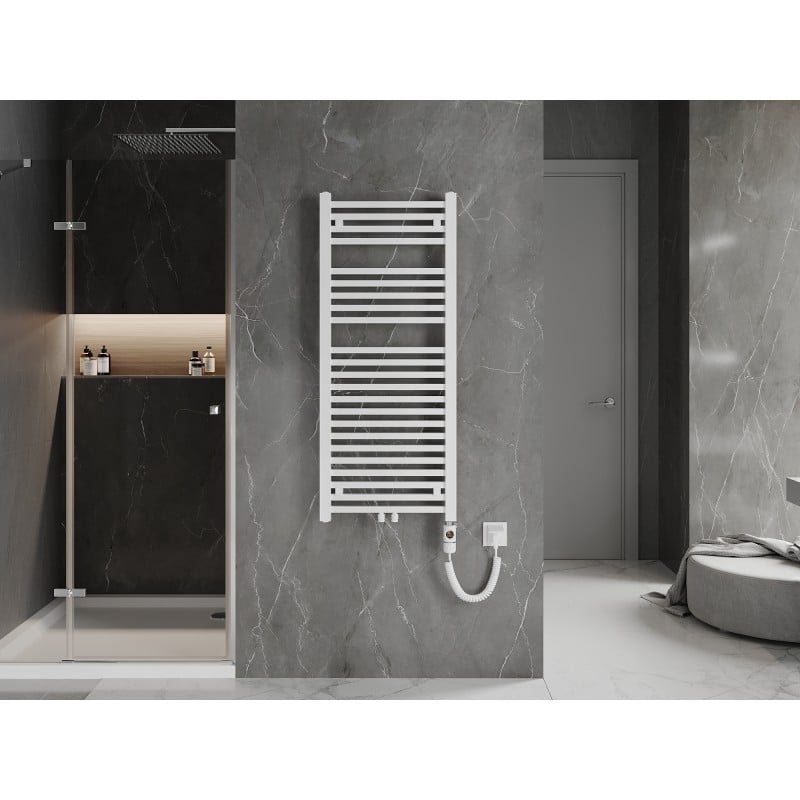 Mexen Pluton radiateur électrique 1200 x 500 mm, 600 W, blanc - W106-1200-500-2600-20
