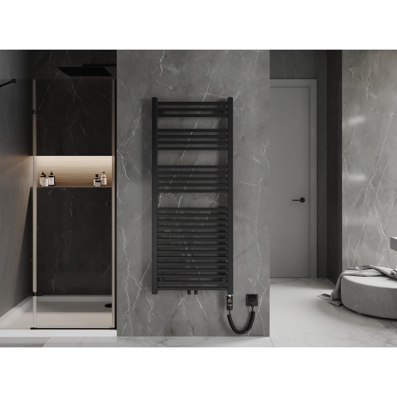 Mexen Pluton radiateur électrique 1450 x 600 mm, 900 W, noir - W106-1450-600-2900-70