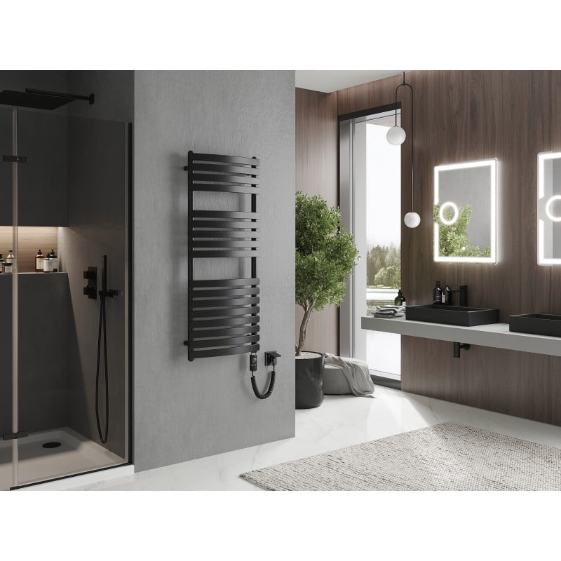 Mexen Bachus radiateur électrique 1200 x 500 mm, 600 W, noir - W109-1200-500-2600-70
