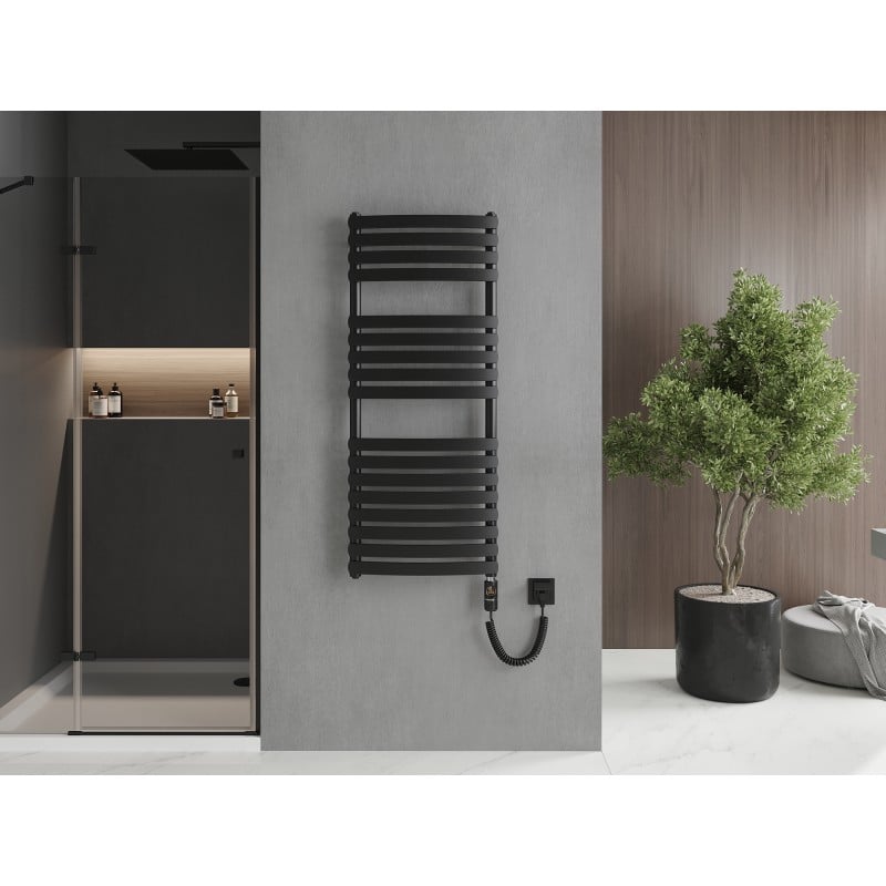 Mexen Bachus radiateur électrique 1200 x 500 mm, 600 W, noir - W109-1200-500-2600-70