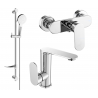 Mexen Milo DF05 ensemble de douche, chrome - 713054DF05-00