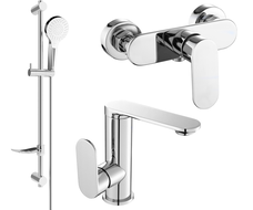 Mexen Milo DF05 ensemble de douche, chrome - 713054DF05-00