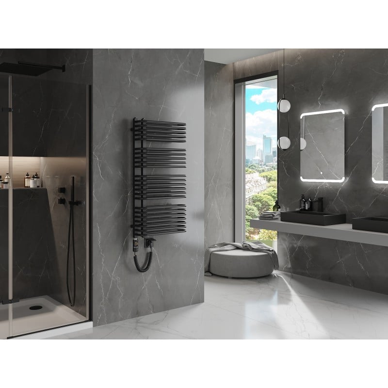 Mexen Amor radiateur électrique 1000 x 500 mm, 900 W, noir - W120-1000-500-2900-70